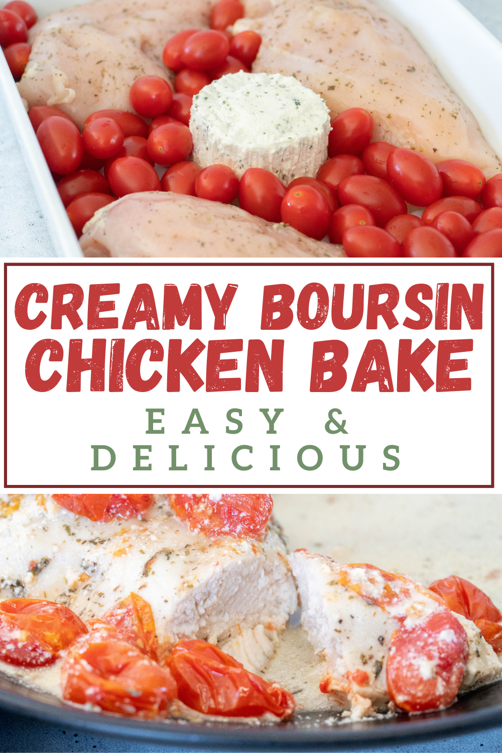 Creamy Boursin Chicken Bake - It Starts With Protein